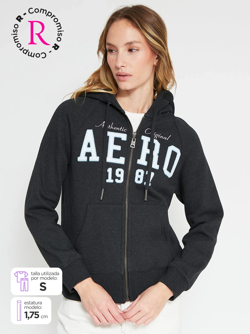 POLERÓN MUJER AEROPOSTALE ALGODÓN  - 1