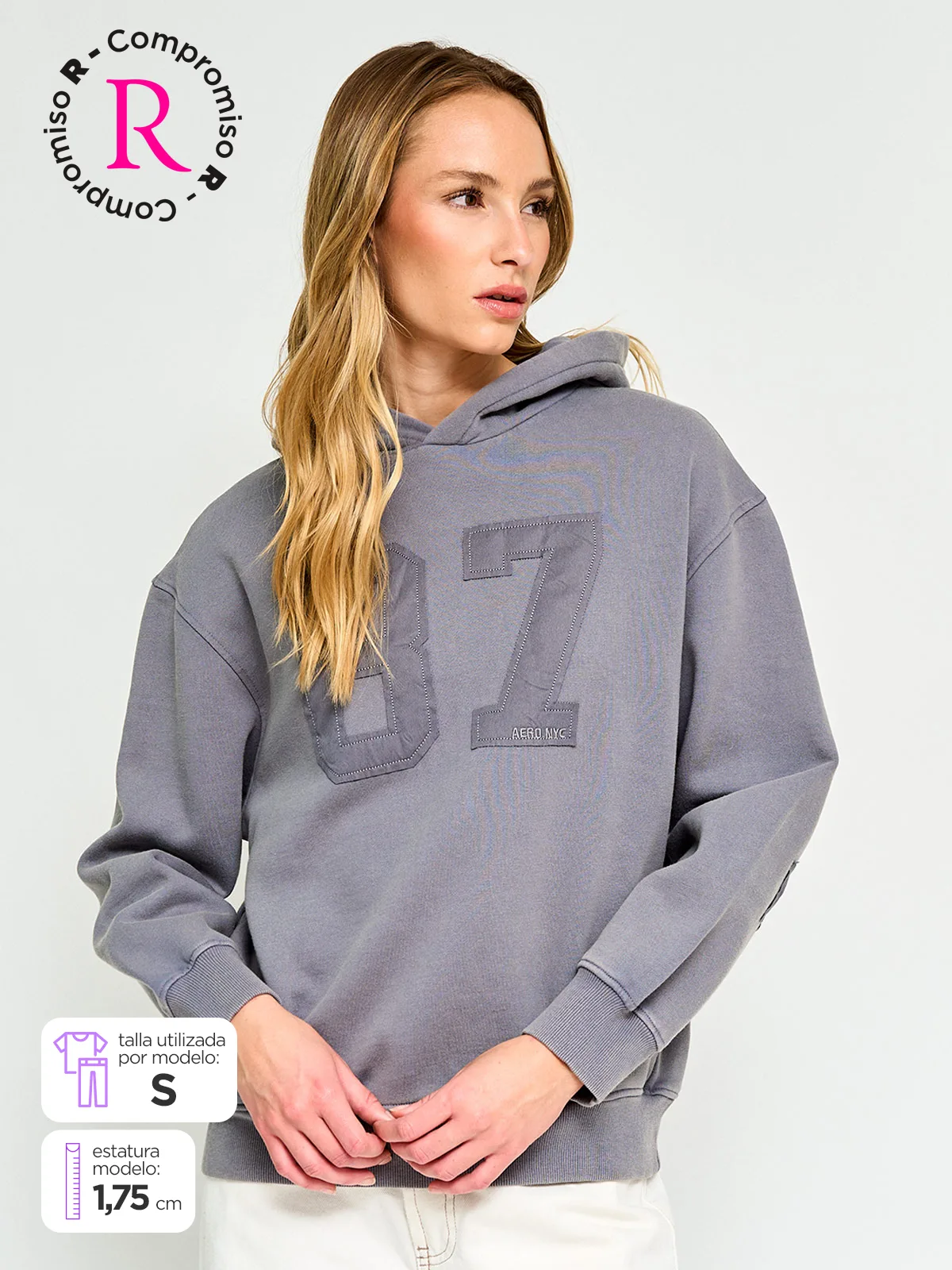 POLERÓN MUJER AEROPOSTALE ALGODÓN  - 1