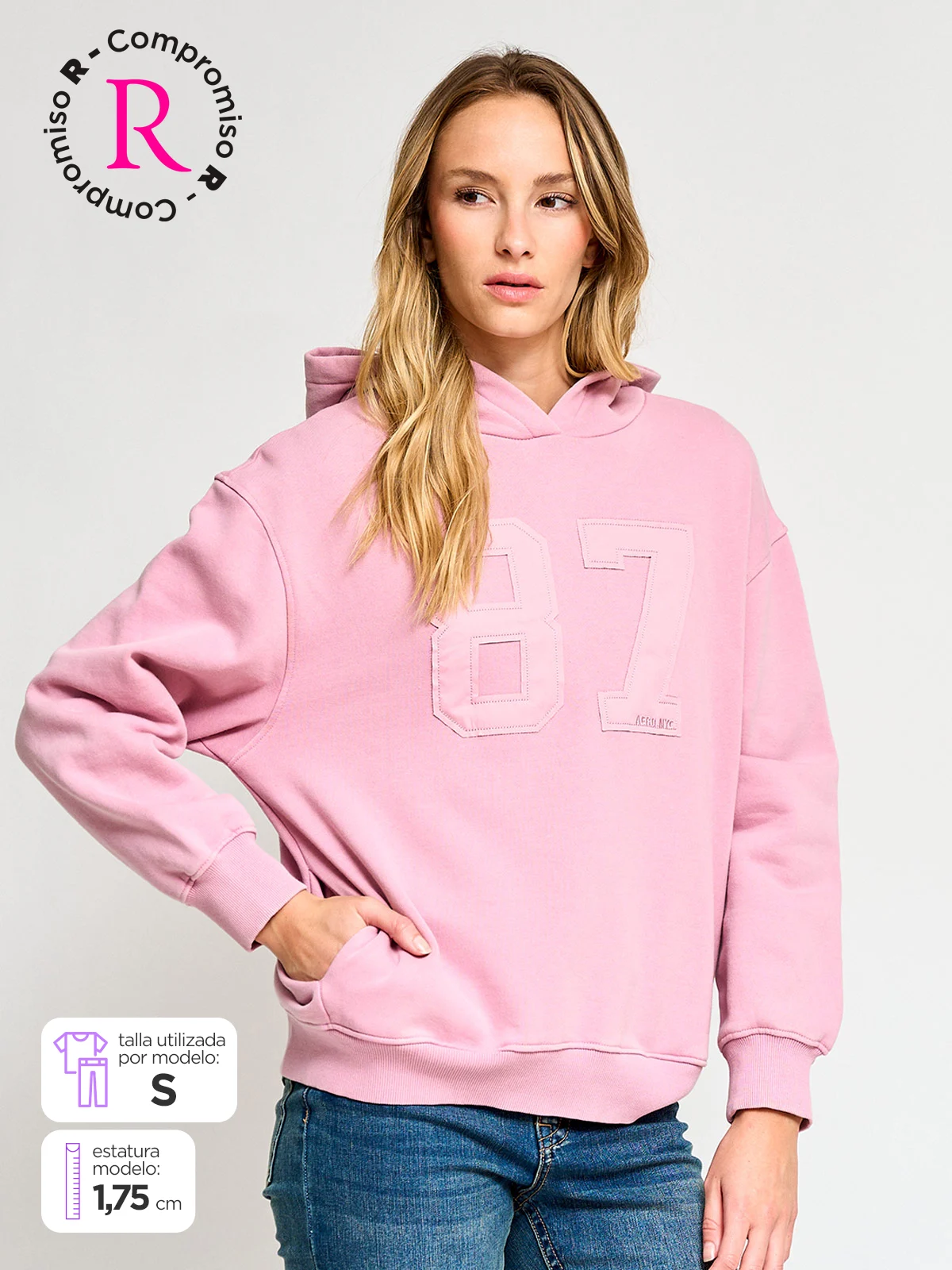 POLERÓN MUJER AEROPOSTALE ALGODÓN  - 1