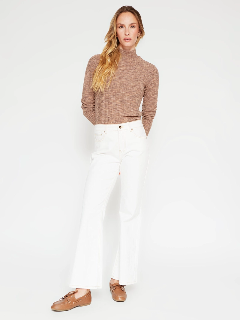 POLERA MUJER REGATTA CUELLO MOCK MANGA LARGA - 4