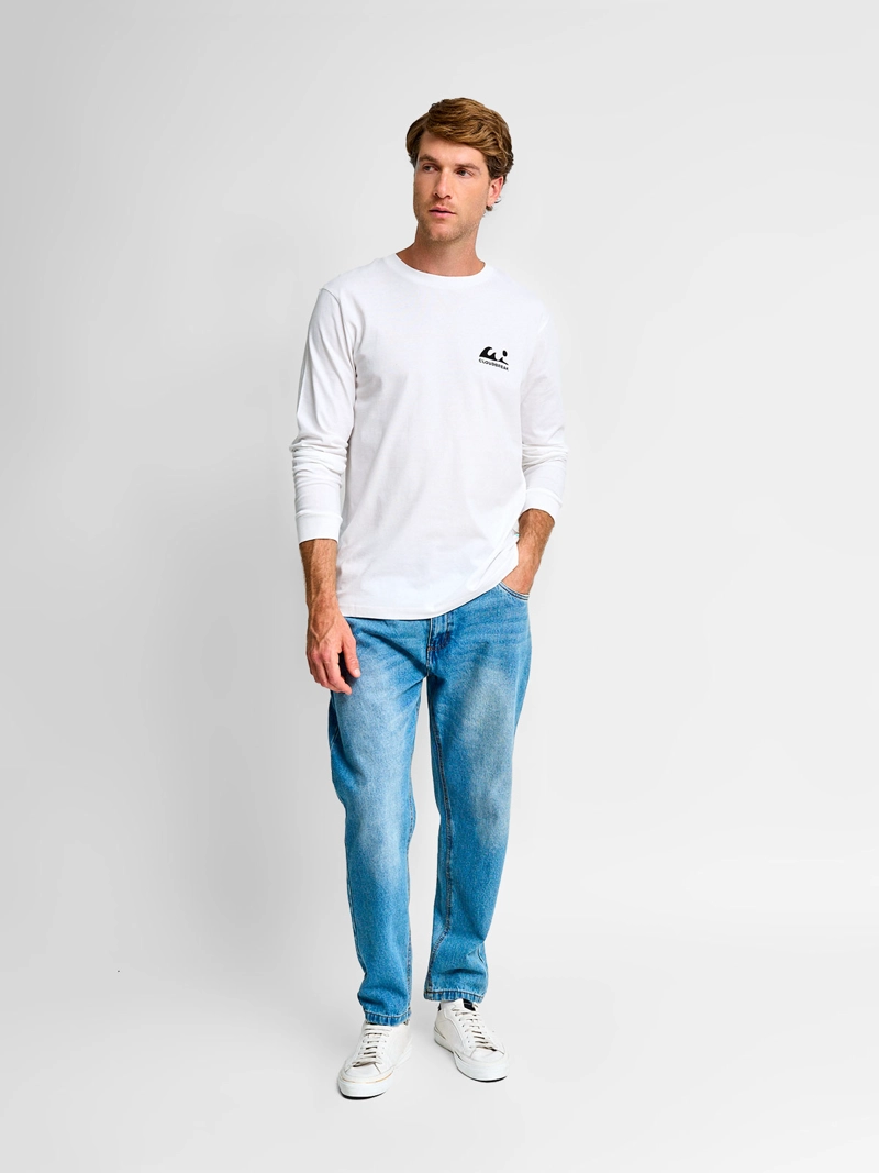 POLERA HOMBRE CLOUDBREAK ALGODÓN MANGA LARGA PRINT - 4