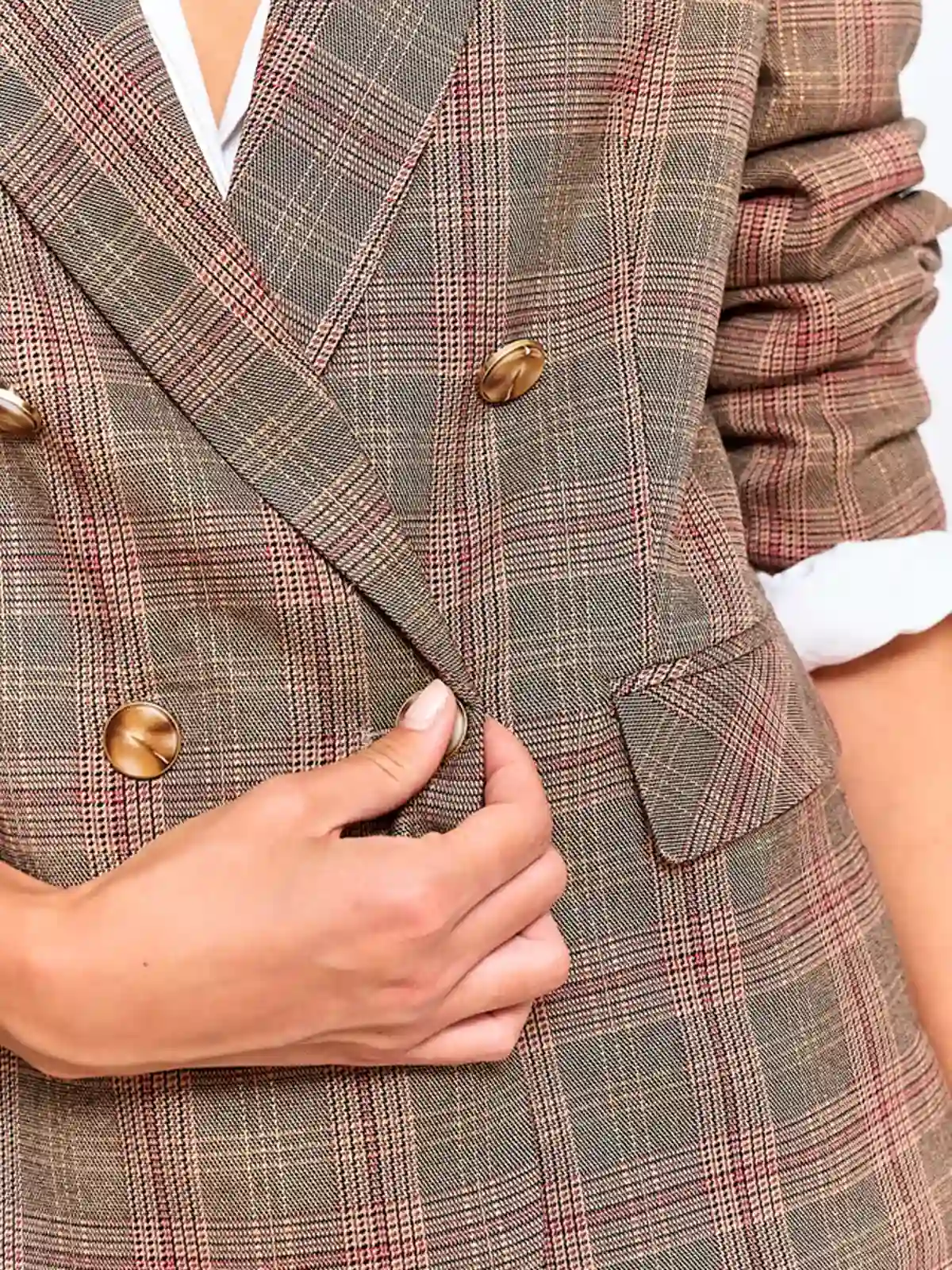 BLAZER MUJER CACHAREL FORMAL SOLAPA - 3