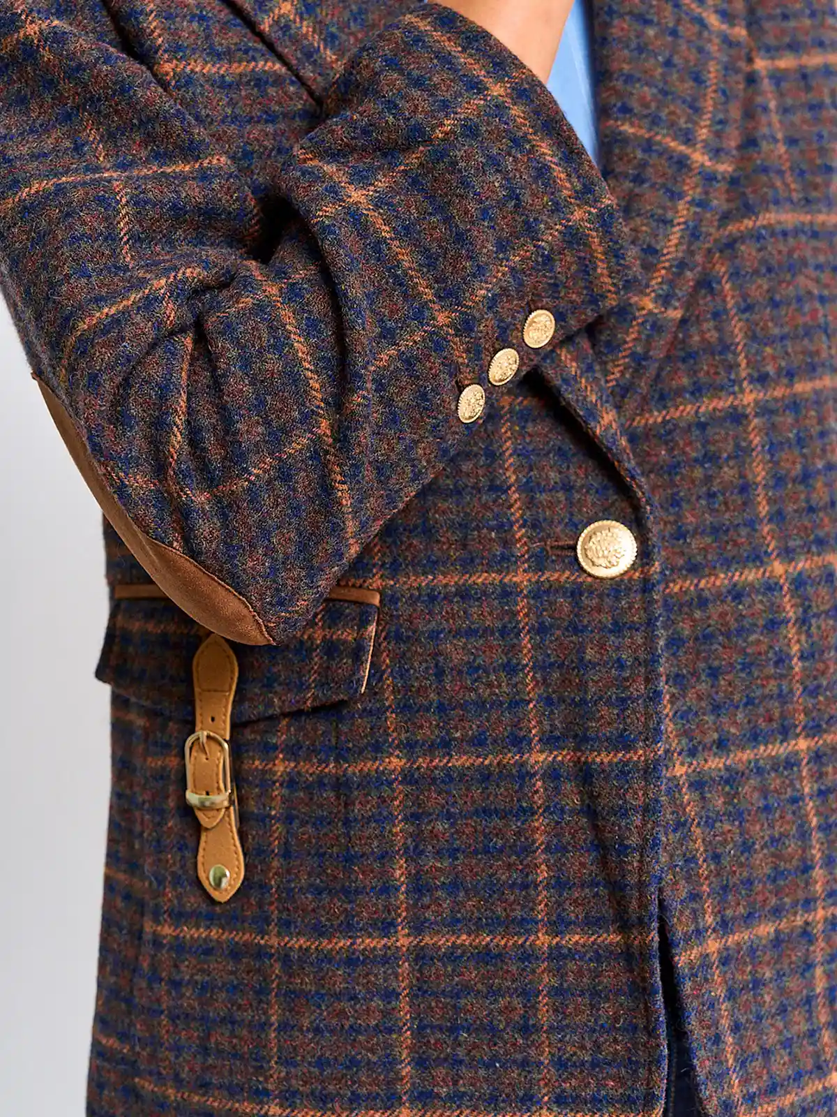 BLAZER MUJER CACHAREL LANA APLICACIONES TIPO SUEDE - 3