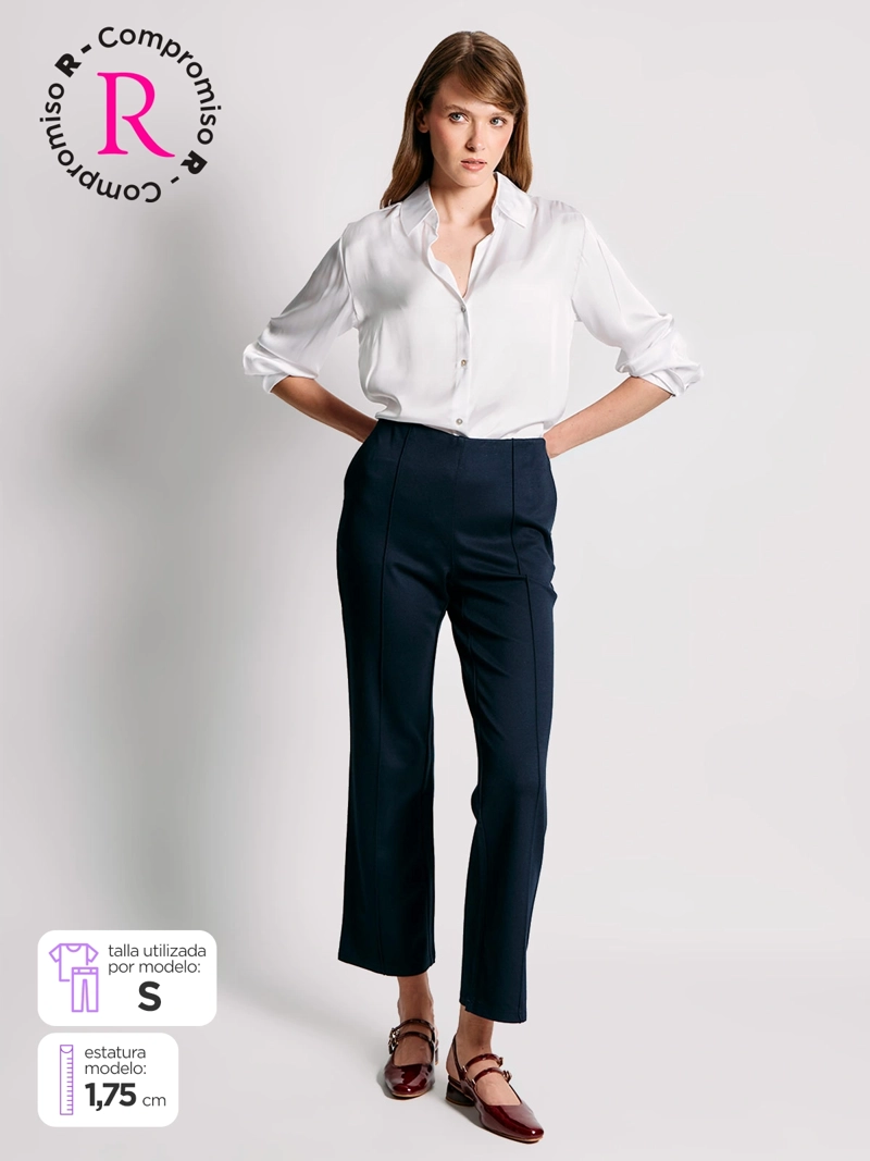 PANTALÓN MUJER CACHAREL RECTO - 1
