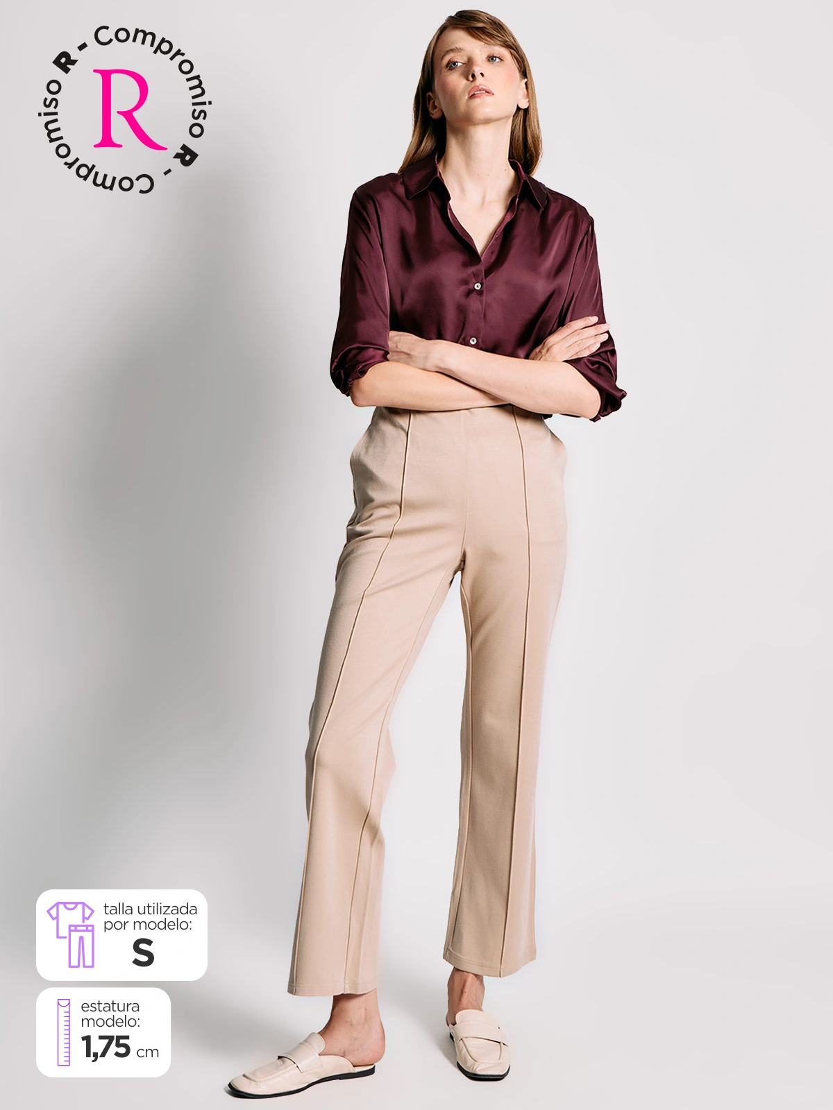 CACHAREL PANTALÓN MUJER CACHAREL RECTO