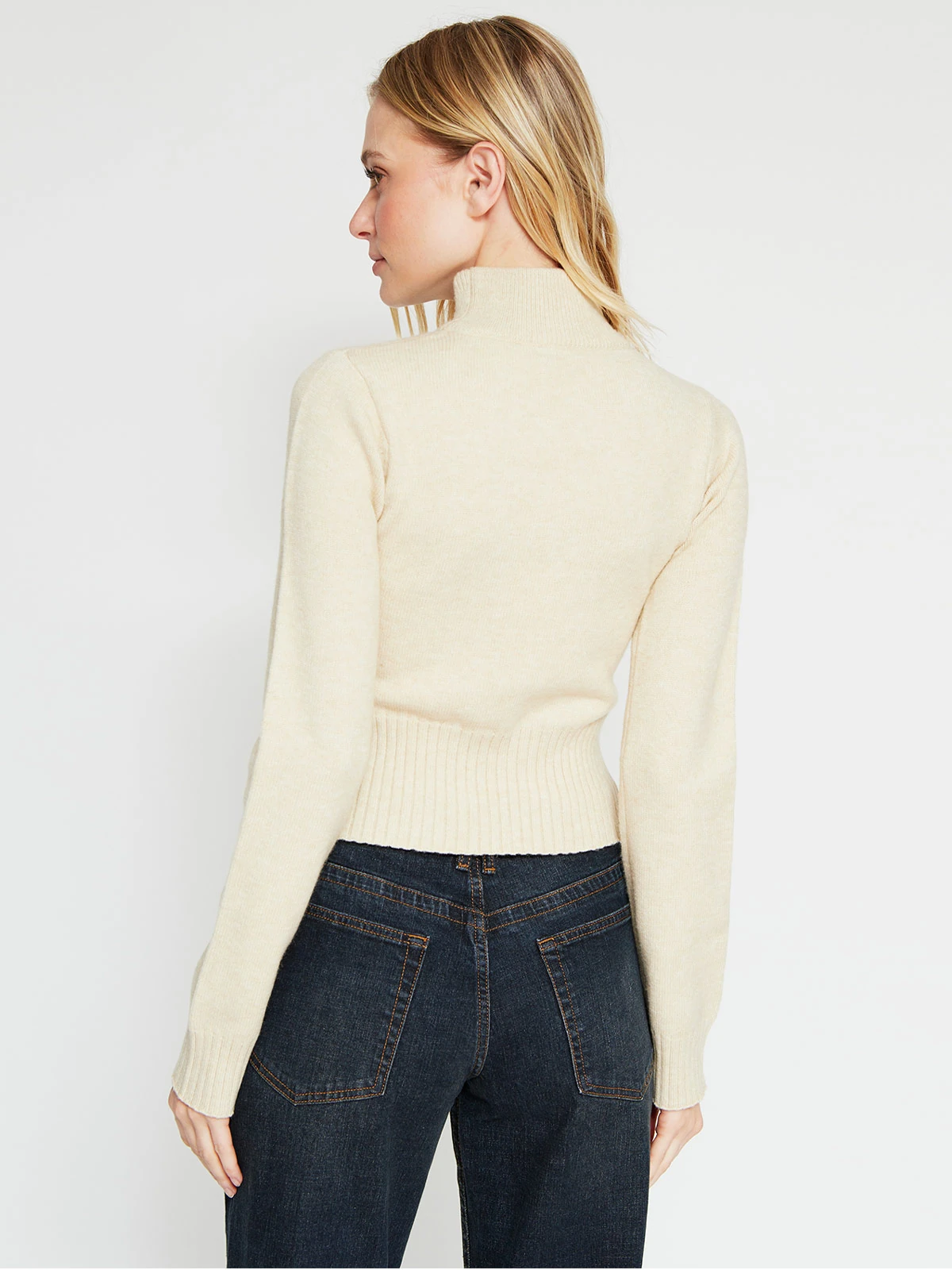 SWEATER MUJER INDEX CUELLO ALTO MANGA LARGA - 2