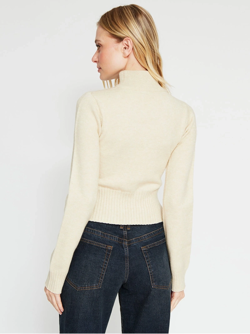 SWEATER MUJER INDEX CUELLO ALTO MANGA LARGA - 2