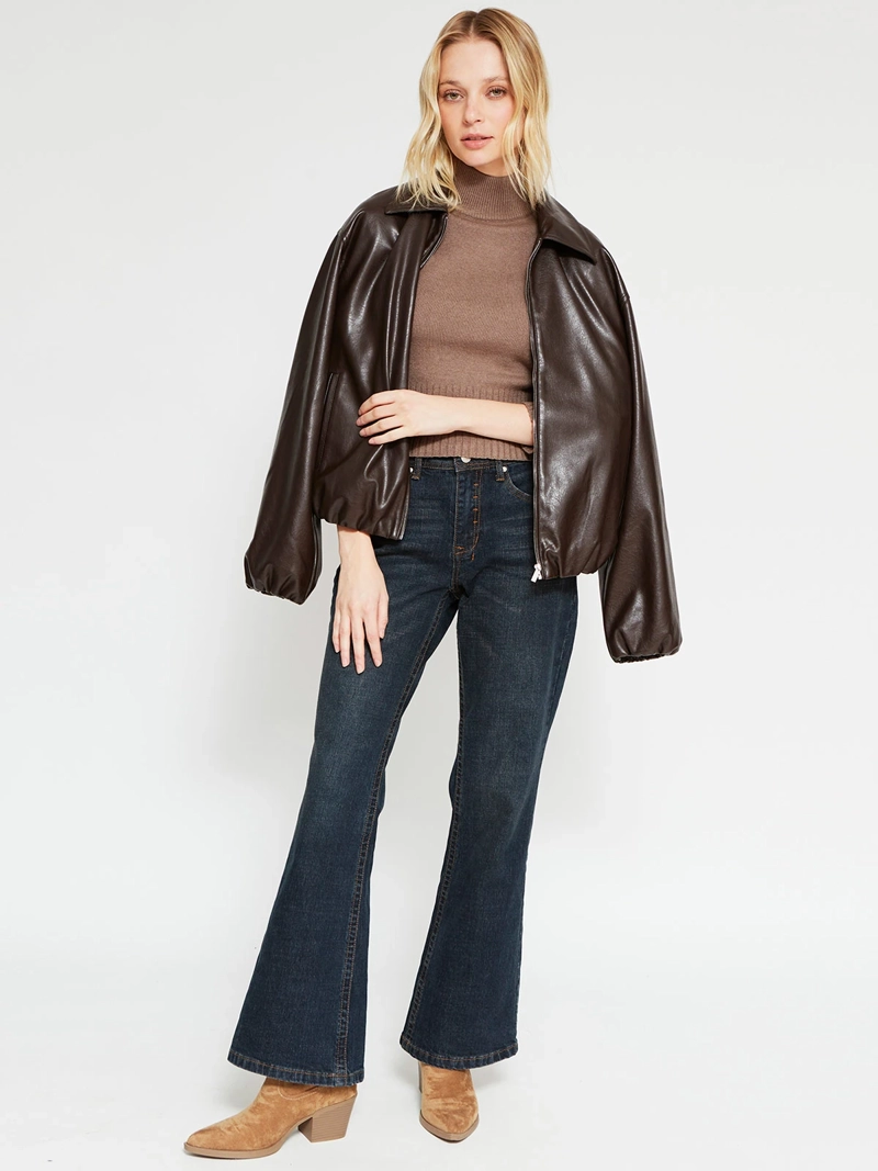 SWEATER MUJER INDEX CUELLO ALTO MANGA LARGA - 4