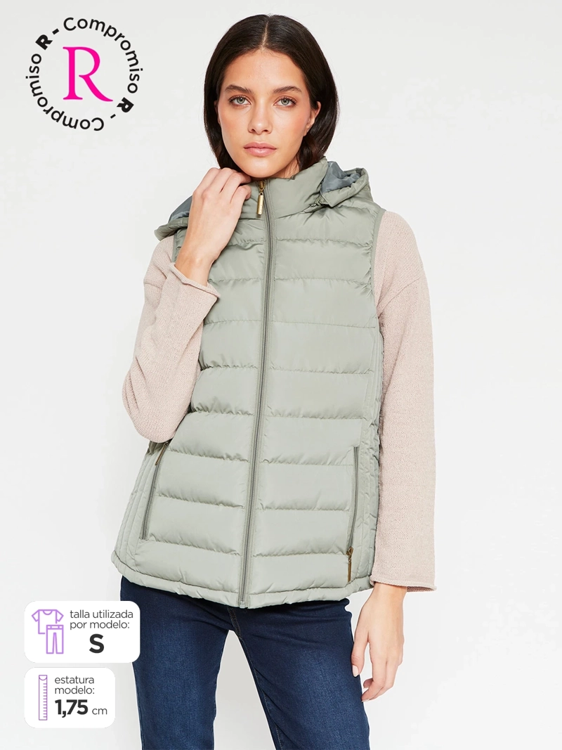 CHAQUETA MUJER AZIZ SIN MANGAS        - 1