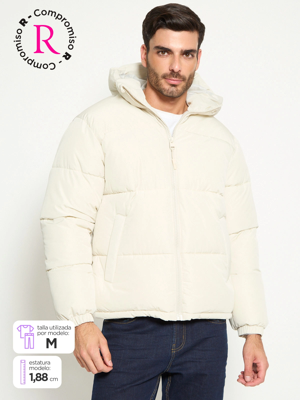 PARKA HOMBRE INDEX BÁSICA GORRO - 1