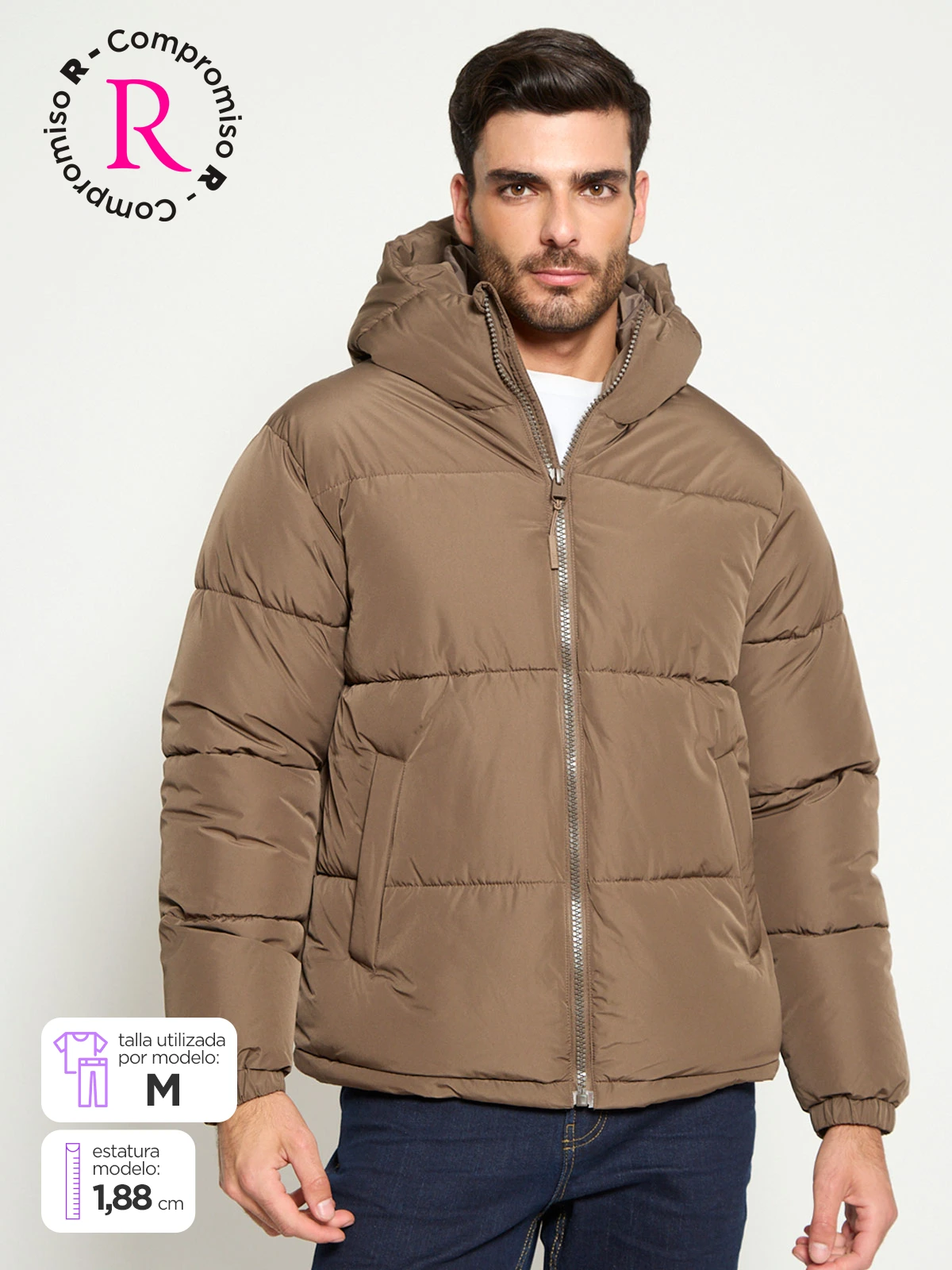 PARKA HOMBRE INDEX BÁSICA GORRO - 1