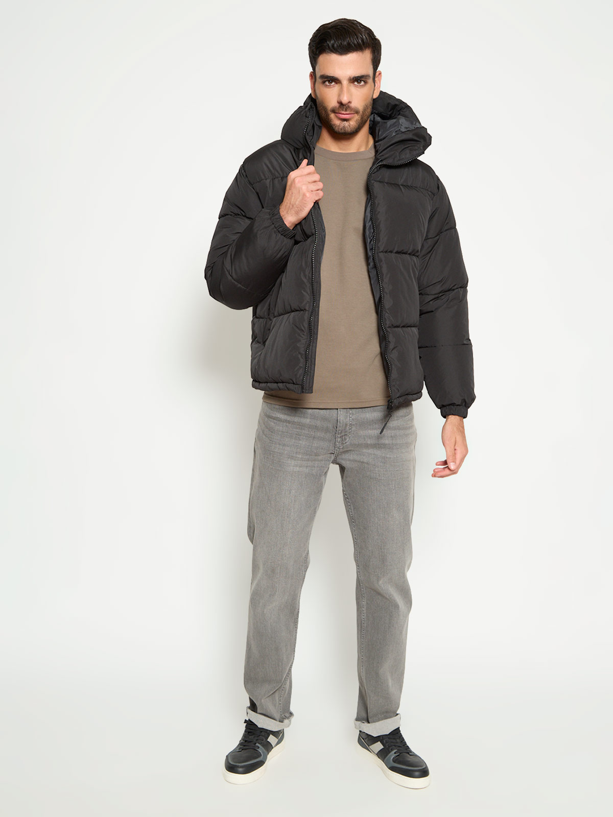 PARKA HOMBRE INDEX BÁSICA GORRO - 4