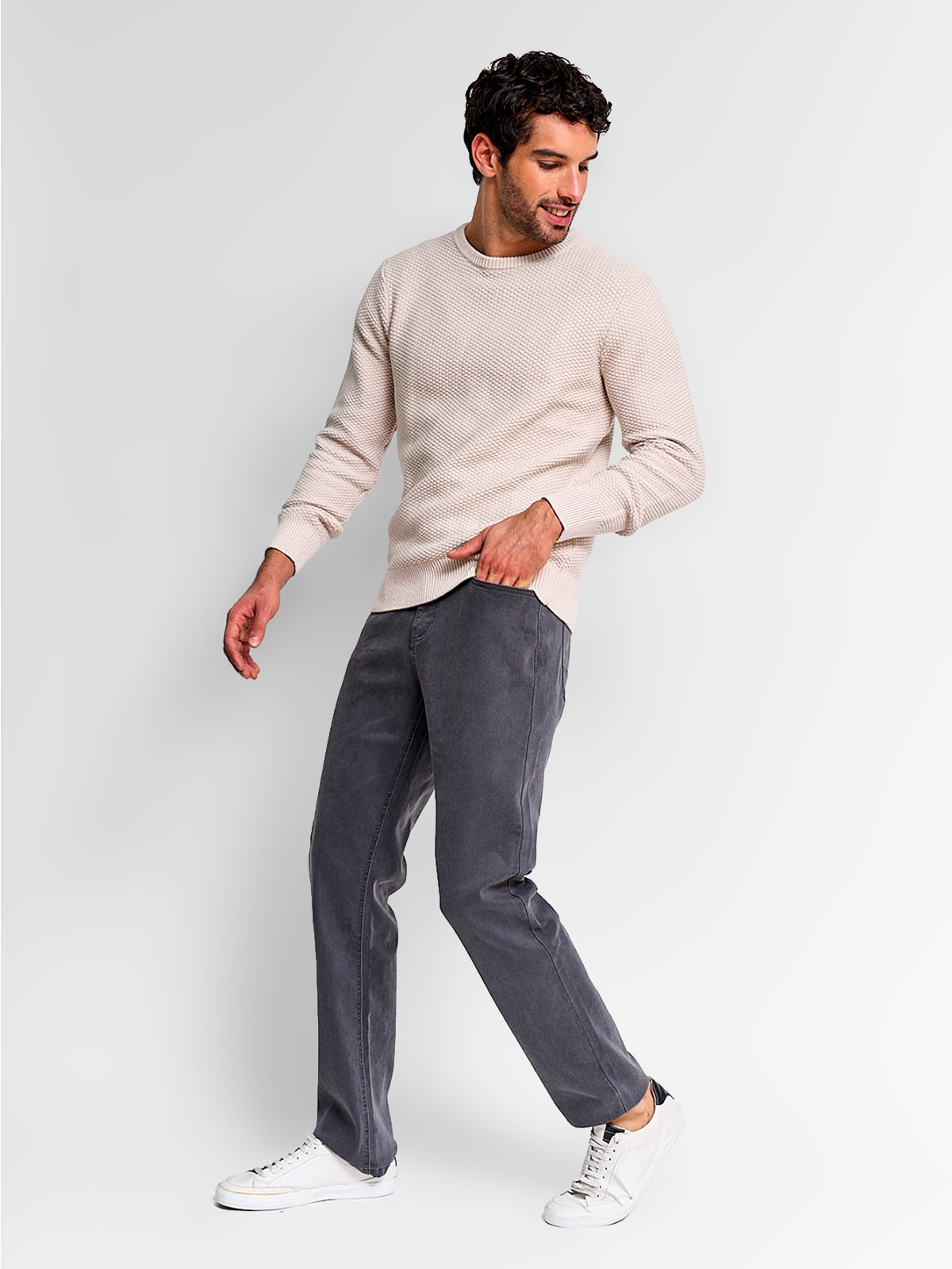 SWEATER HOMBRE REGATTA ALGODÓN CUELLO REDONDO - 4