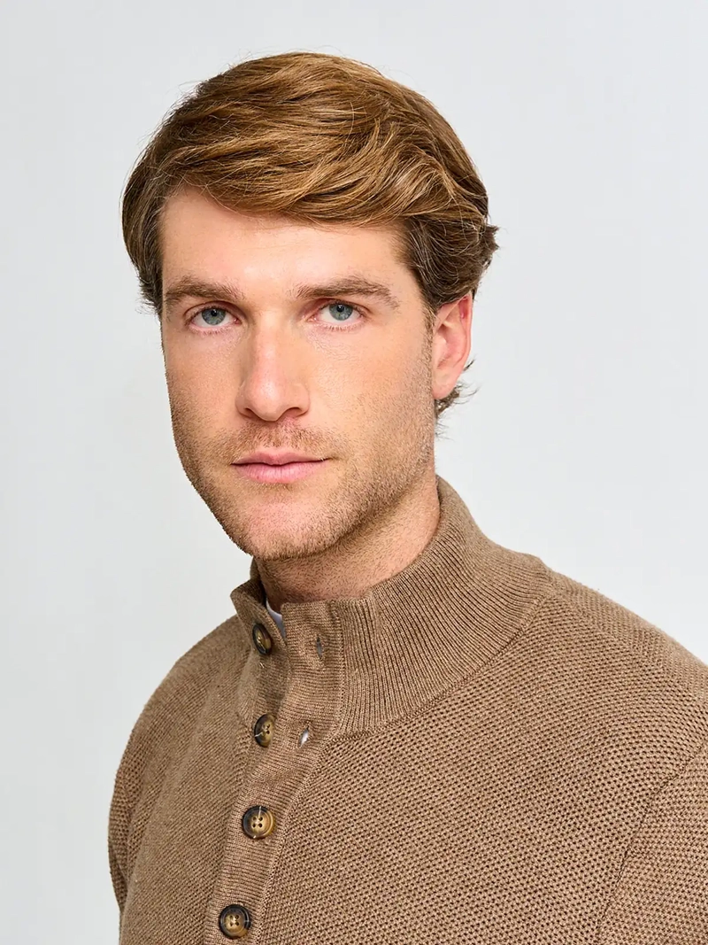 SWEATER HOMBRE REGATTA ALGODÓN BOTONES - 3
