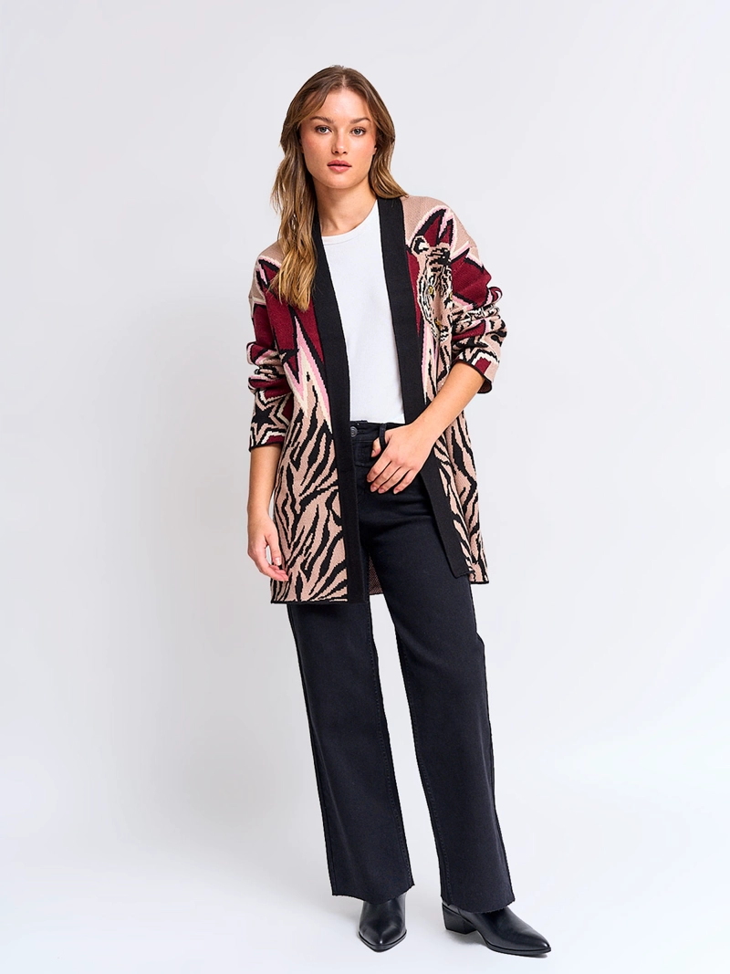 CARDIGAN MUJER BARBADOS JACQUARD - 4