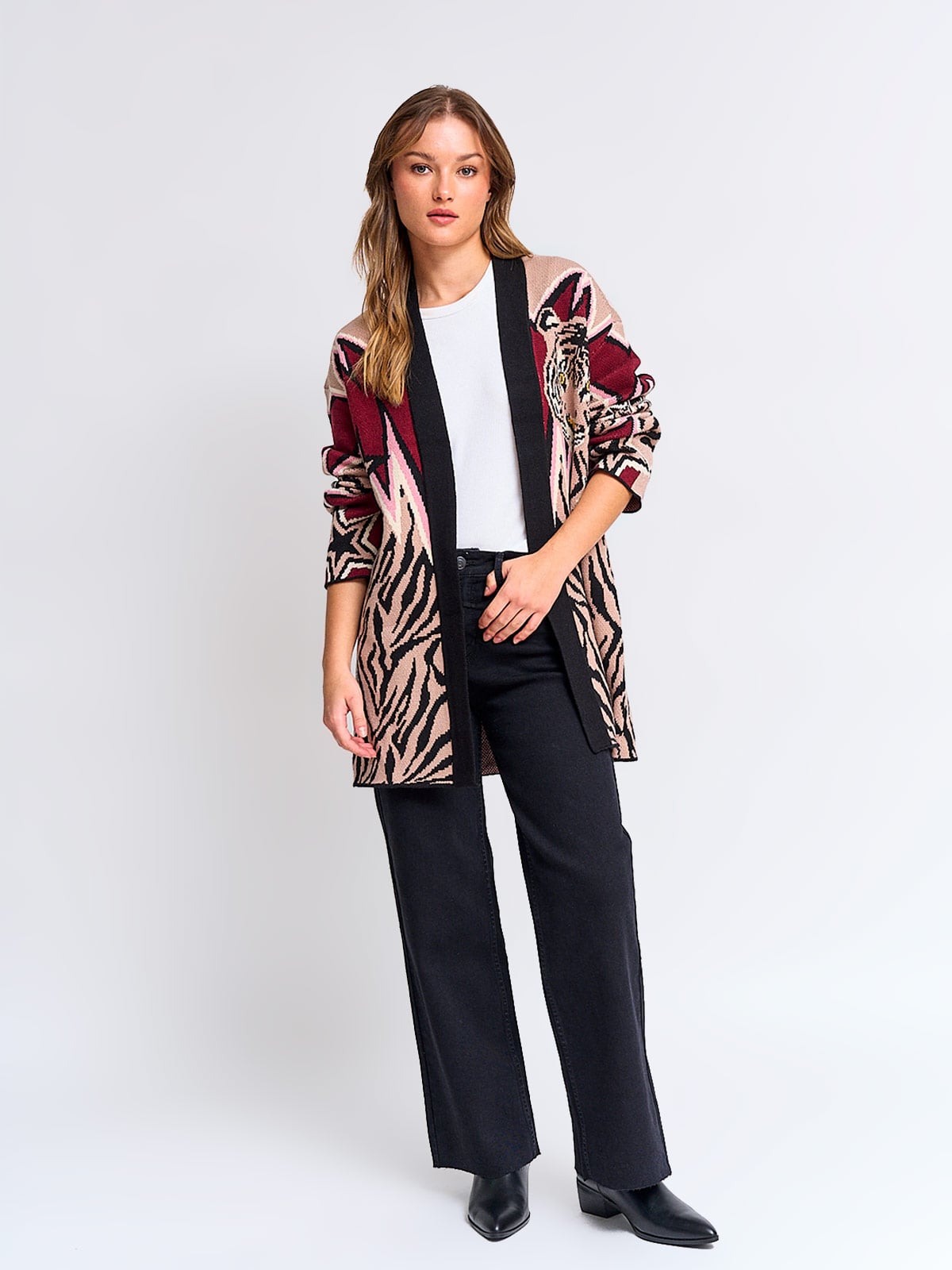 CARDIGAN MUJER BARBADOS JACQUARD - 4