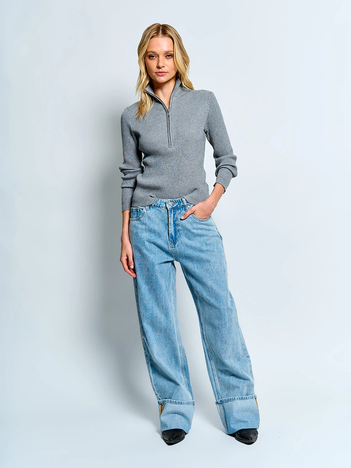 SWEATER MUJER BARBADOS CIERRE - 4