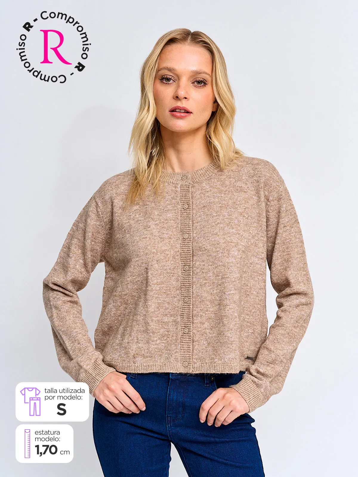 CARDIGAN MUJER AEROPOSTALE LANA - 1