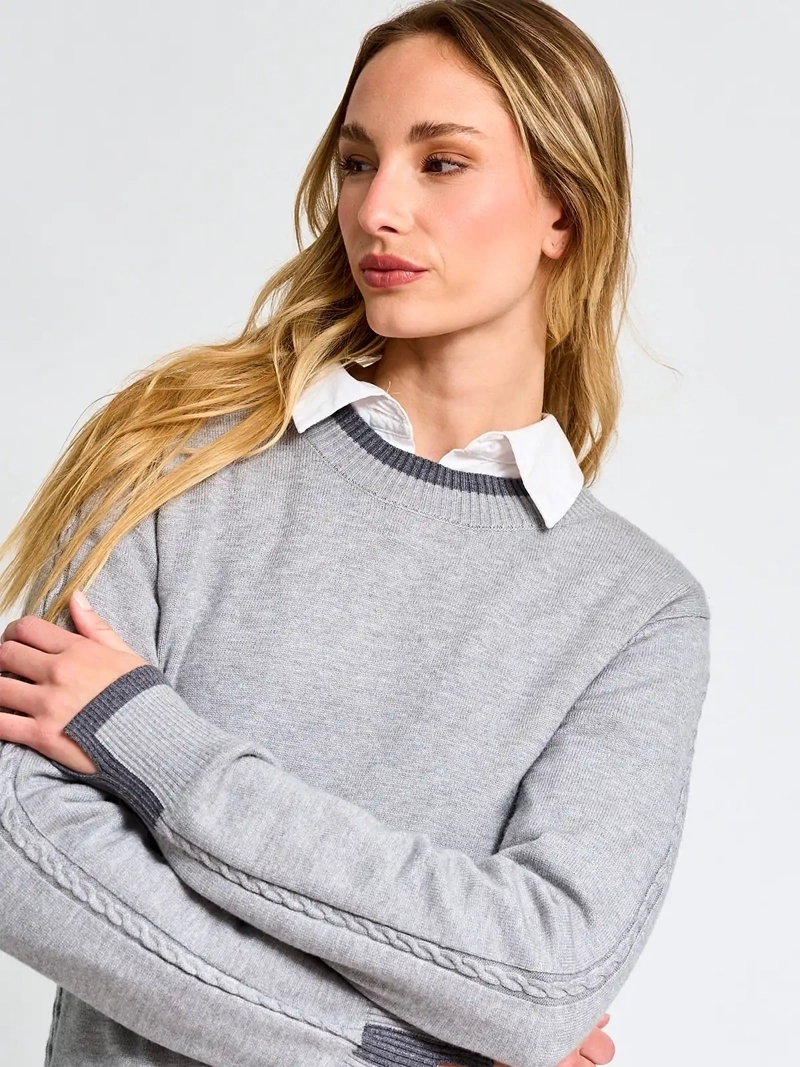 SWEATER MUJER CACHAREL MANGA LARGA - 3