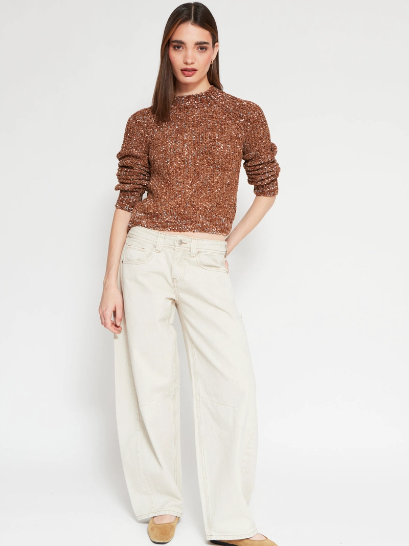 SWEATER MUJER INDEX CHENILLE MANGA LARGA - 4