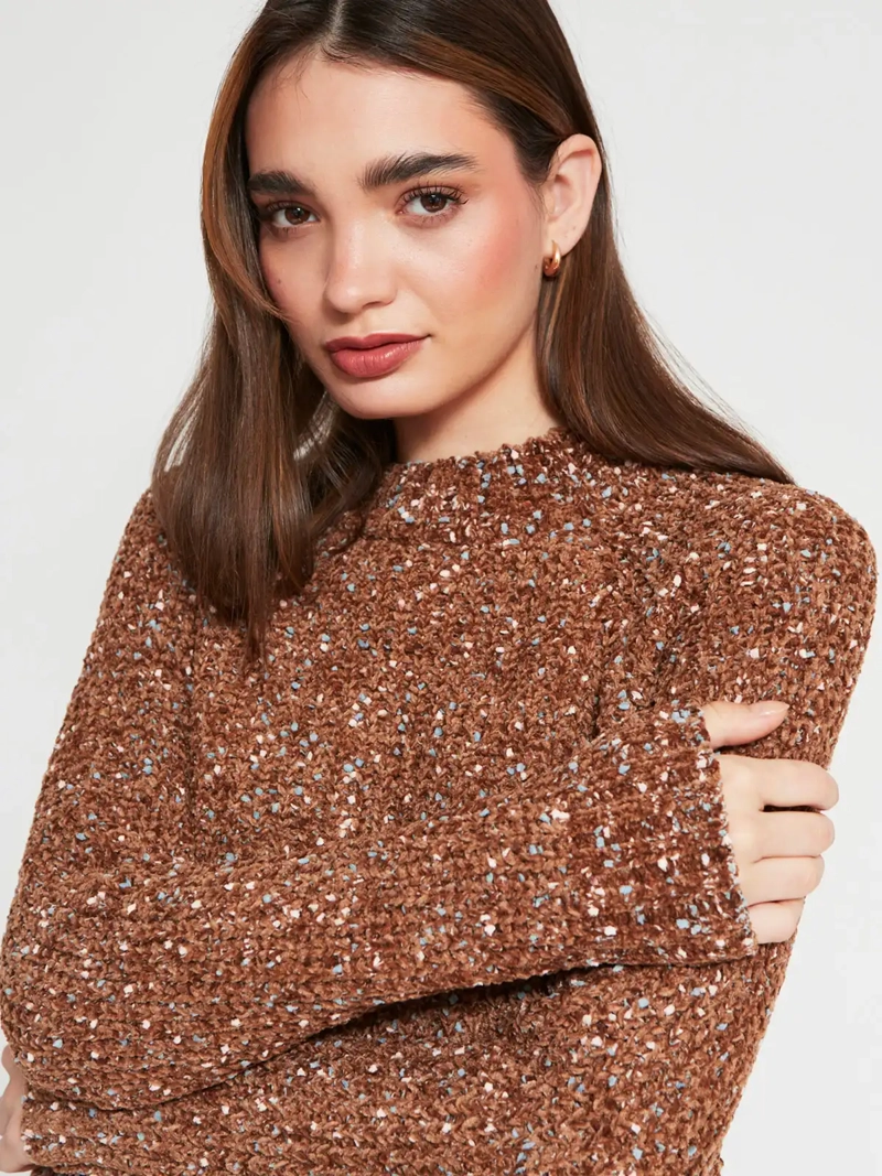 SWEATER MUJER INDEX CHENILLE MANGA LARGA - 3