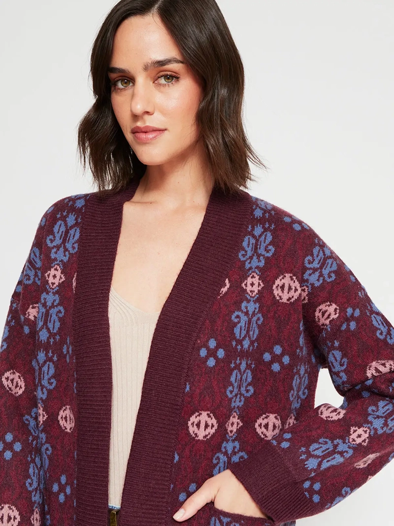 CARDIGAN MUJER TATIENNE BOHEMIO - 3