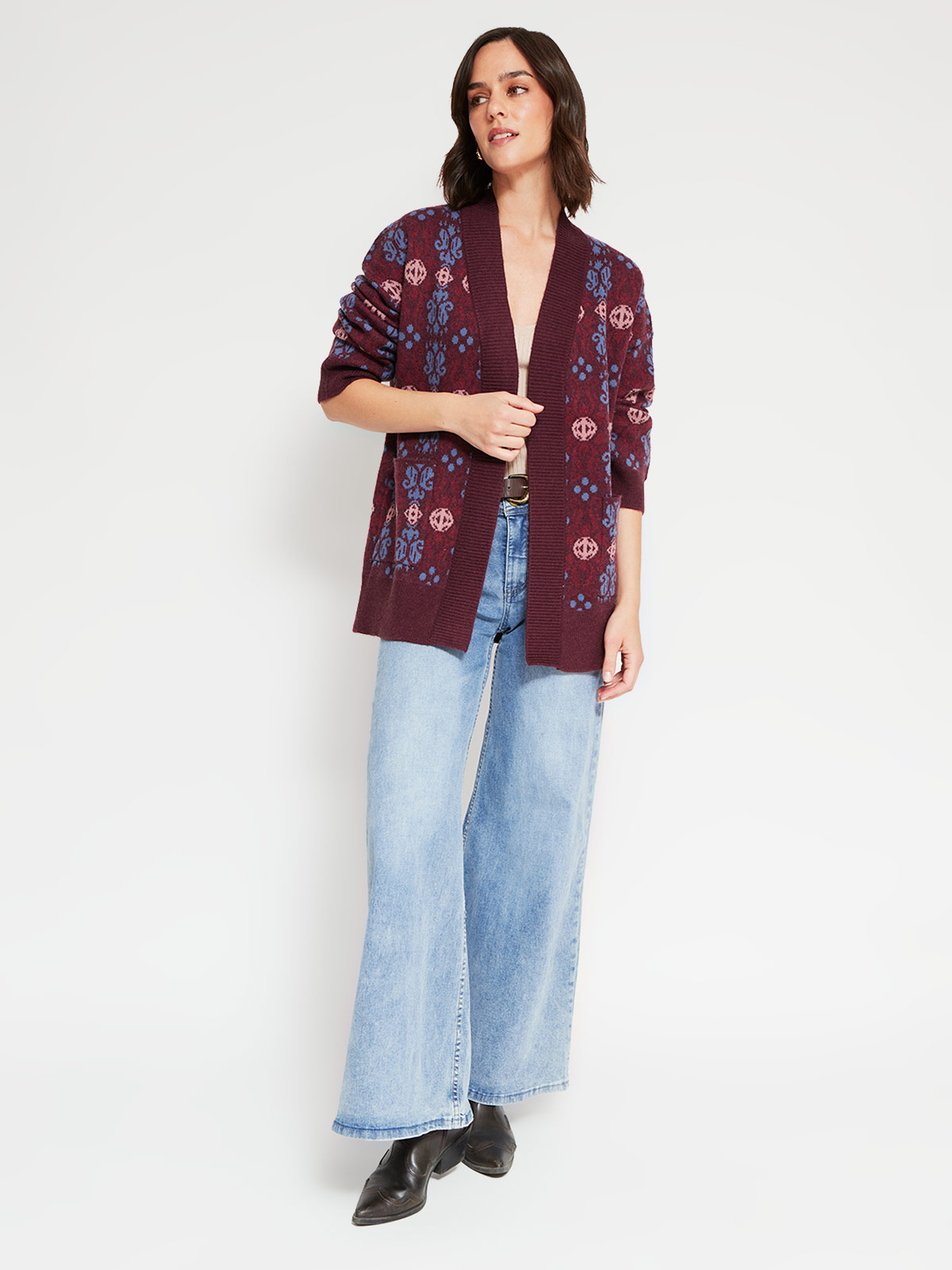 CARDIGAN MUJER TATIENNE BOHEMIO - 4