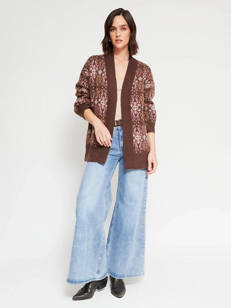 CARDIGAN MUJER TATIENNE BOHEMIO - 4