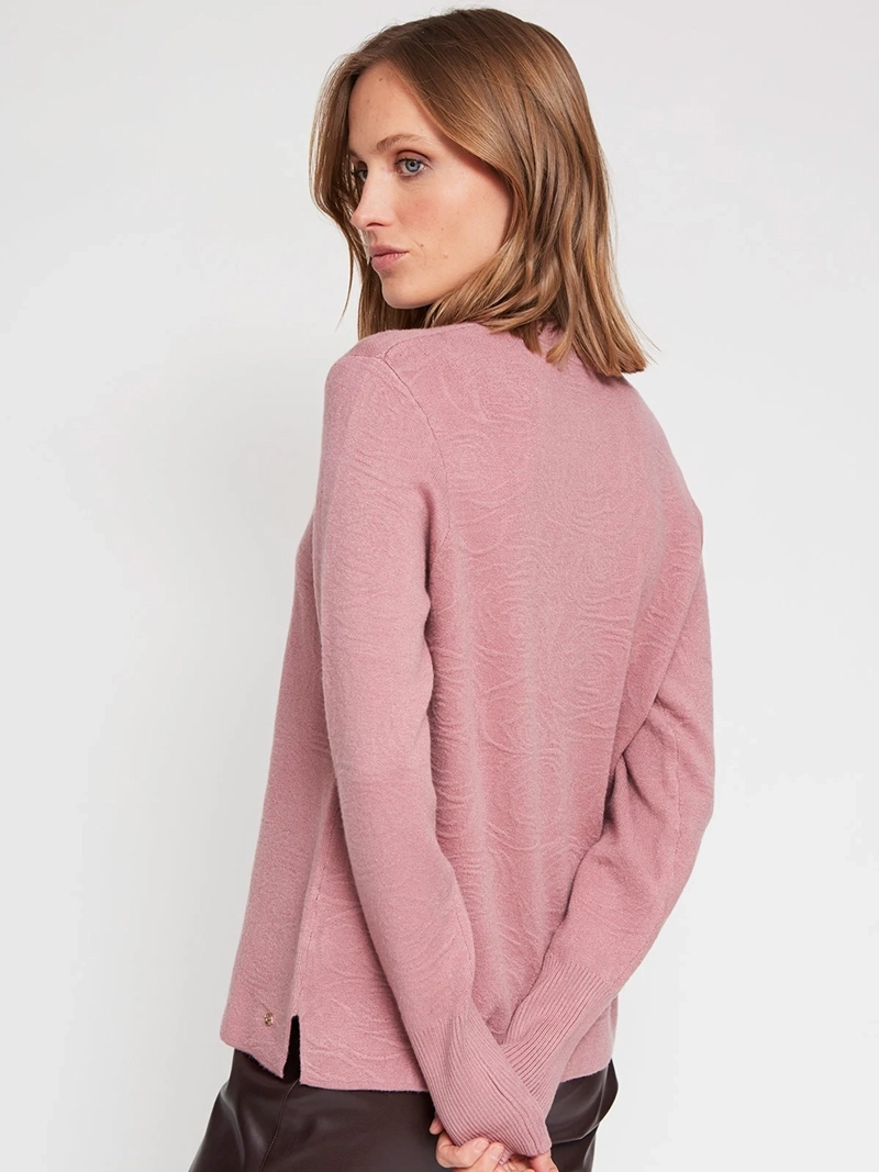 SWEATER MUJER CACHAREL CUELLO MOCK MANGA LARGA - 3