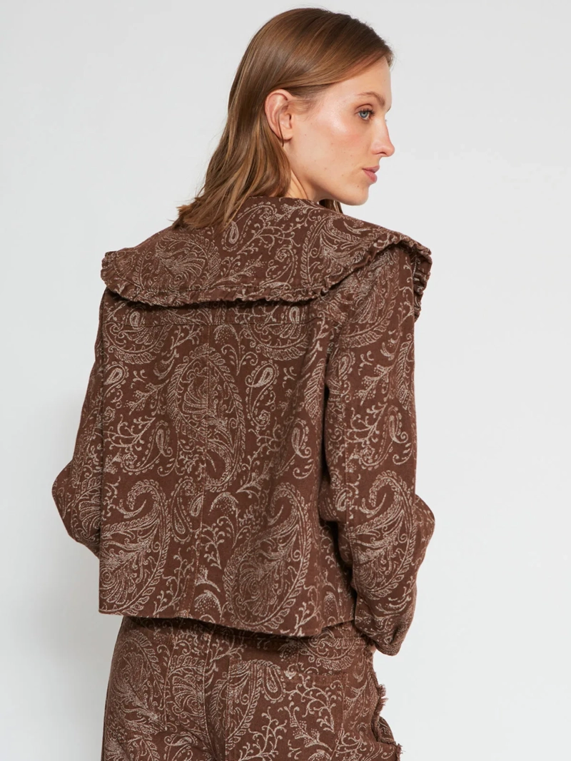 CHAQUETA MUJER TATIENNE ALGODÓN CUELLO BOBO - 2