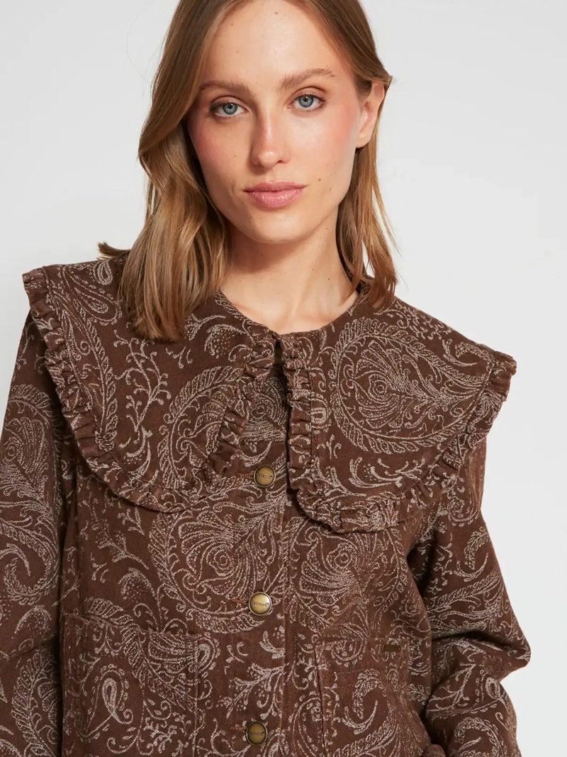 CHAQUETA MUJER TATIENNE ALGODÓN CUELLO BOBO - 3