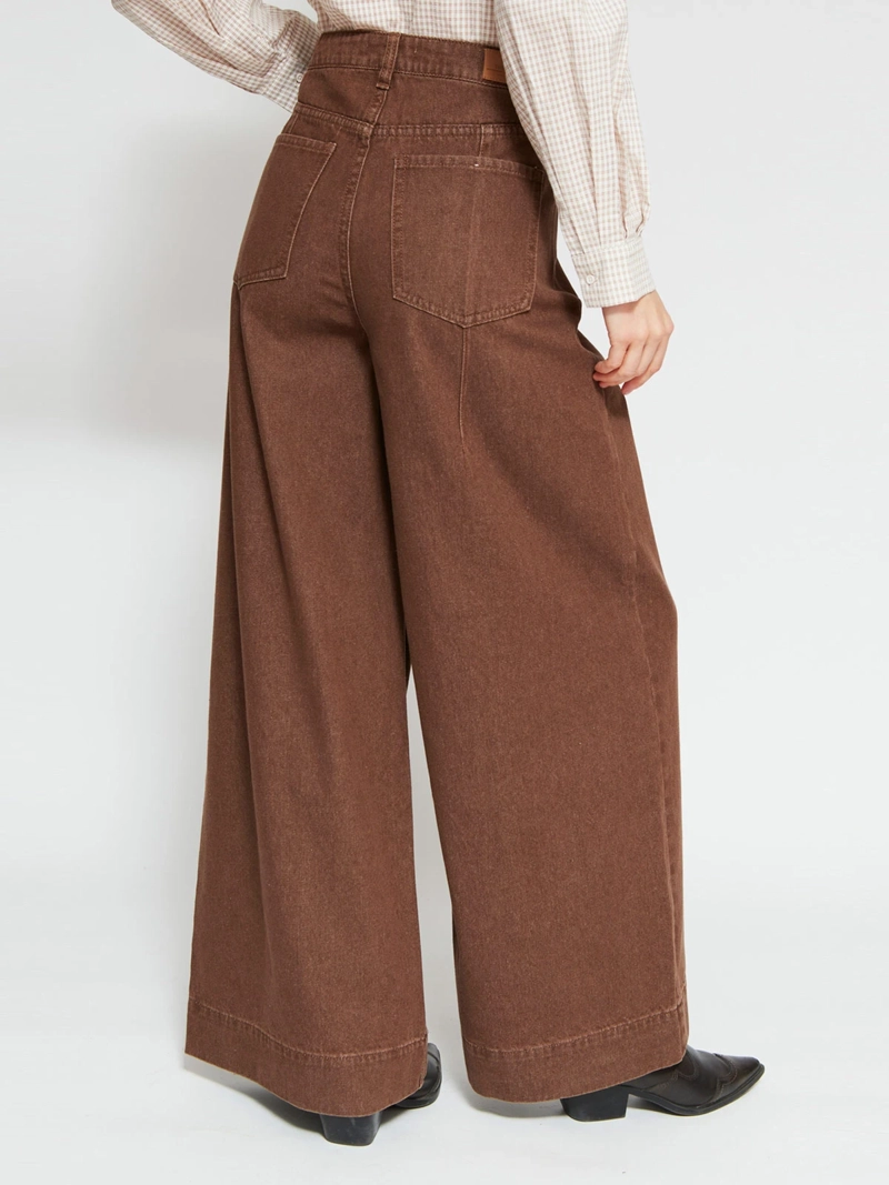 JEANS MUJER TATIENNE ALGODÓN WIDE LEG - 3
