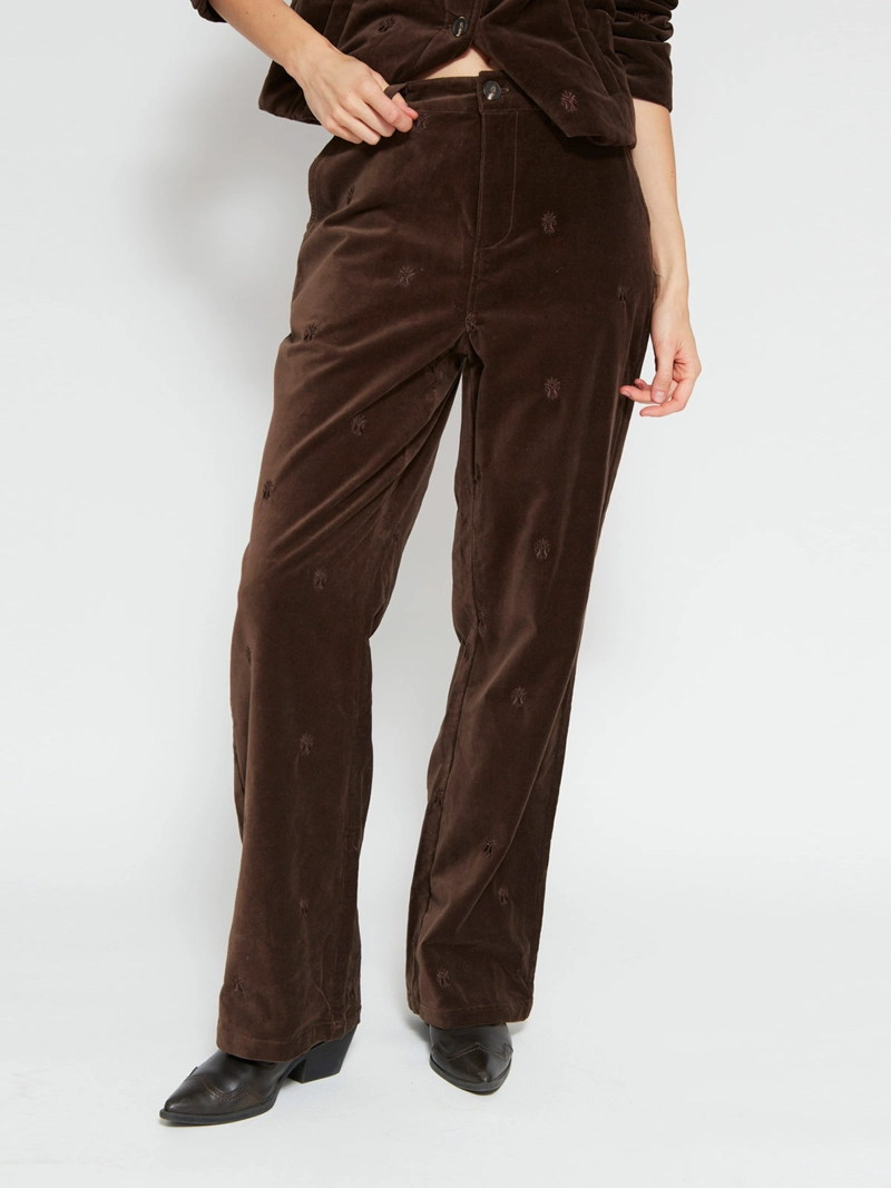 PANTALÓN MUJER TATIENNE ALGODÓN BORDADO - 2