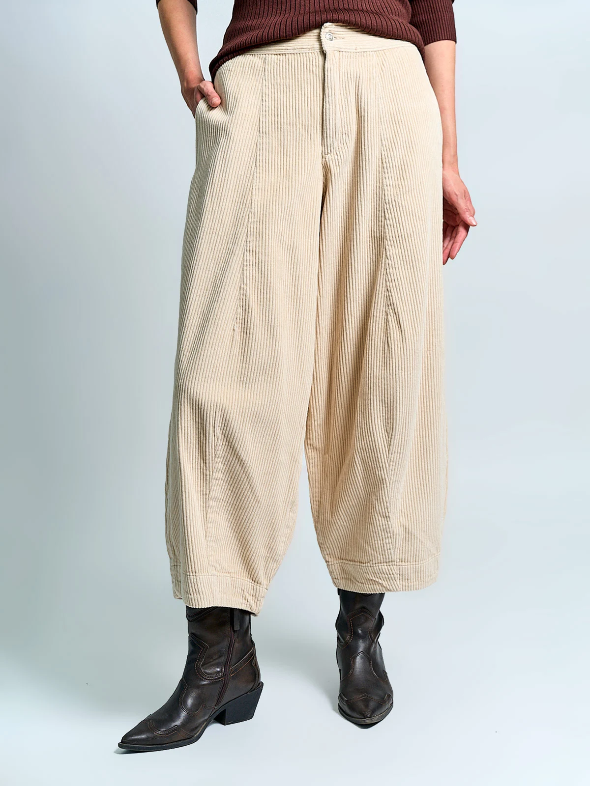 PANTALÓN MUJER MARQUIS ALGODÓN BOMBACHO COTELÉ - 3