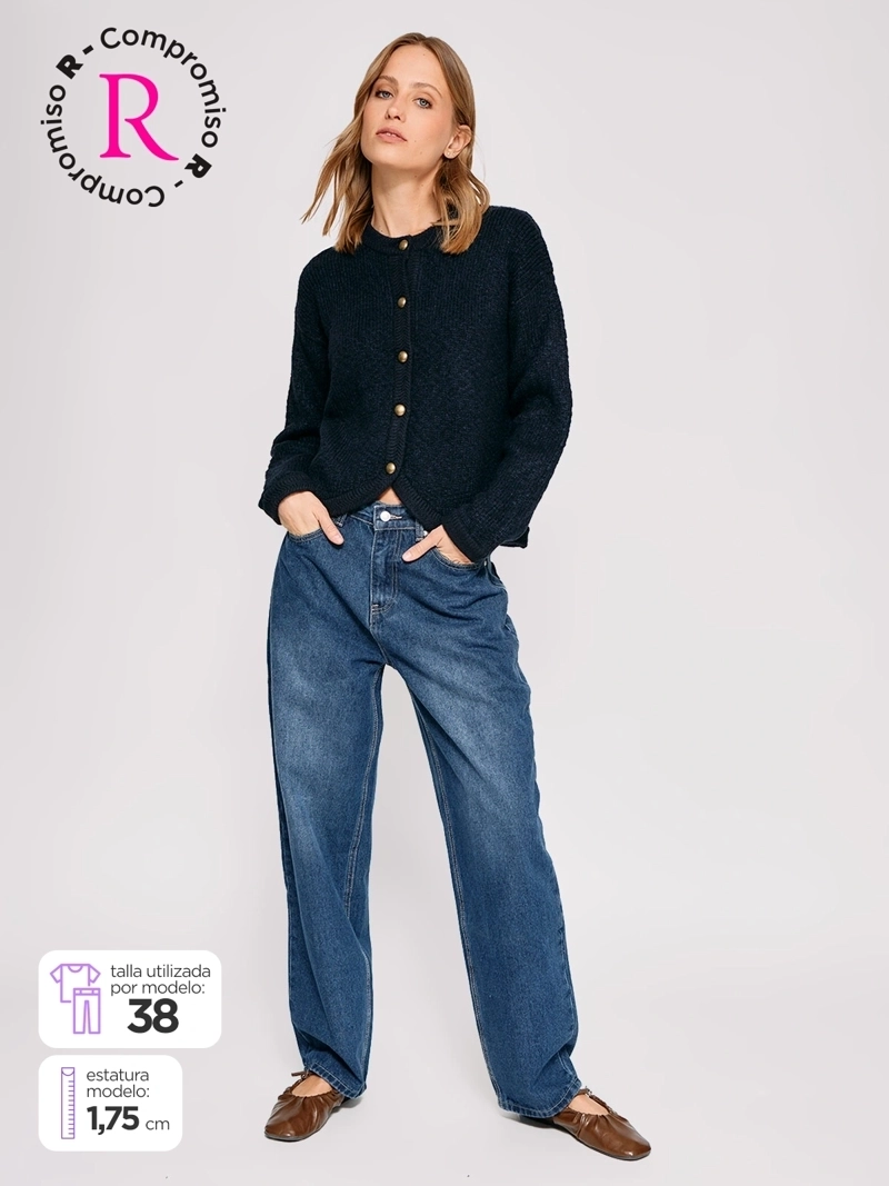 JEANS MUJER MARQUIS ALGODÓN BARREL - 1