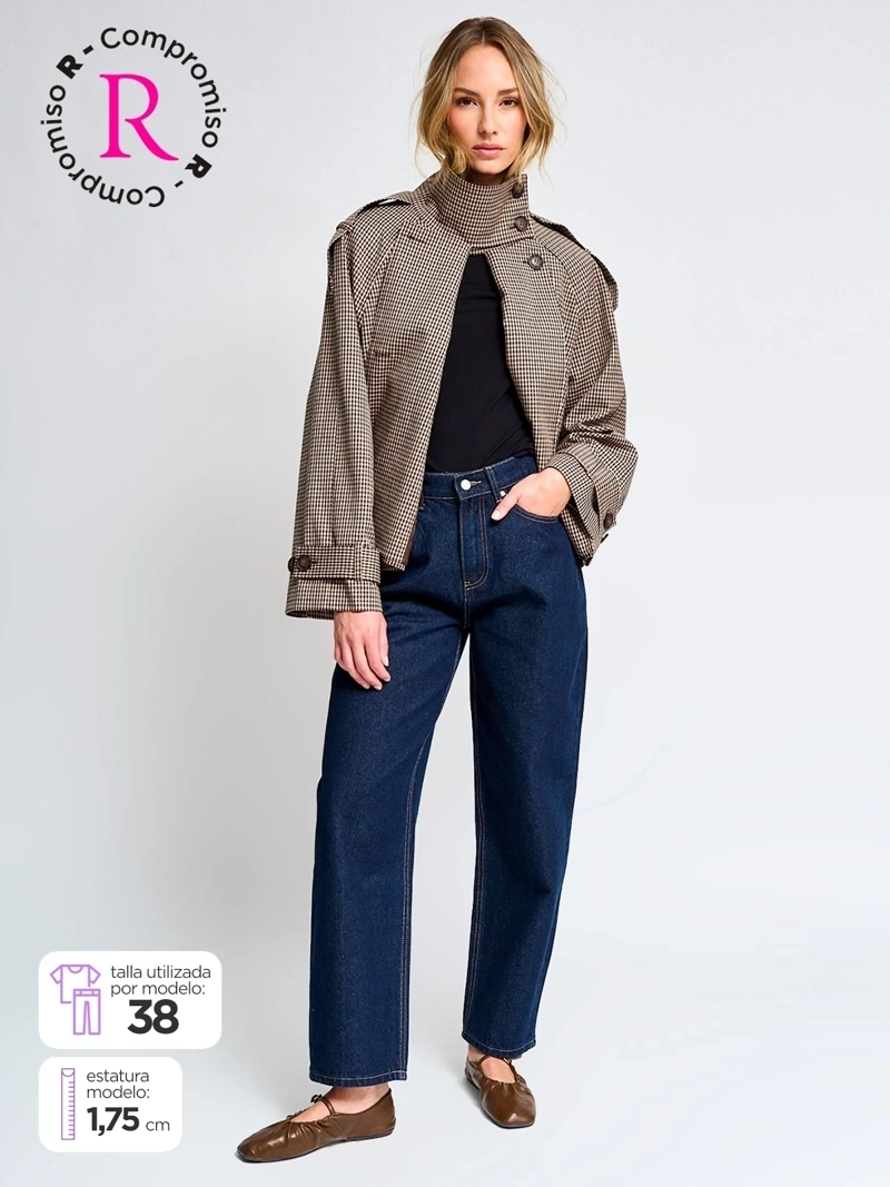 JEANS MUJER MARQUIS ALGODÓN BARREL - 1