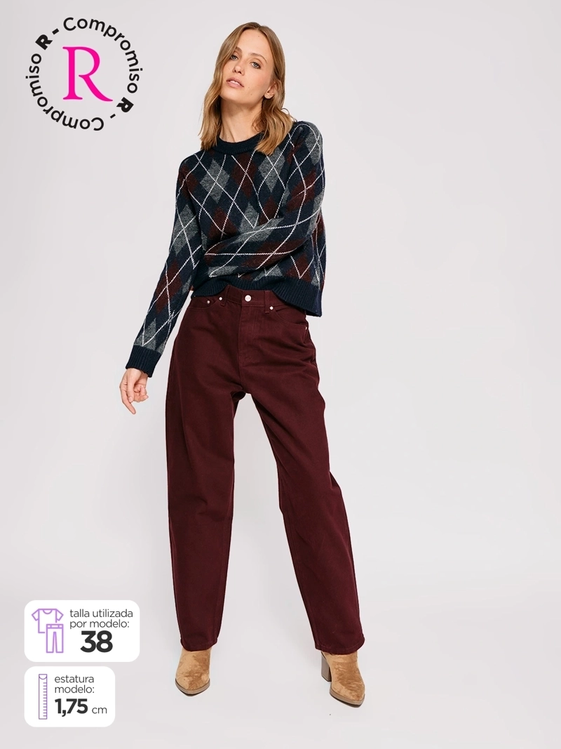 JEANS MUJER MARQUIS ALGODÓN BARREL - 1