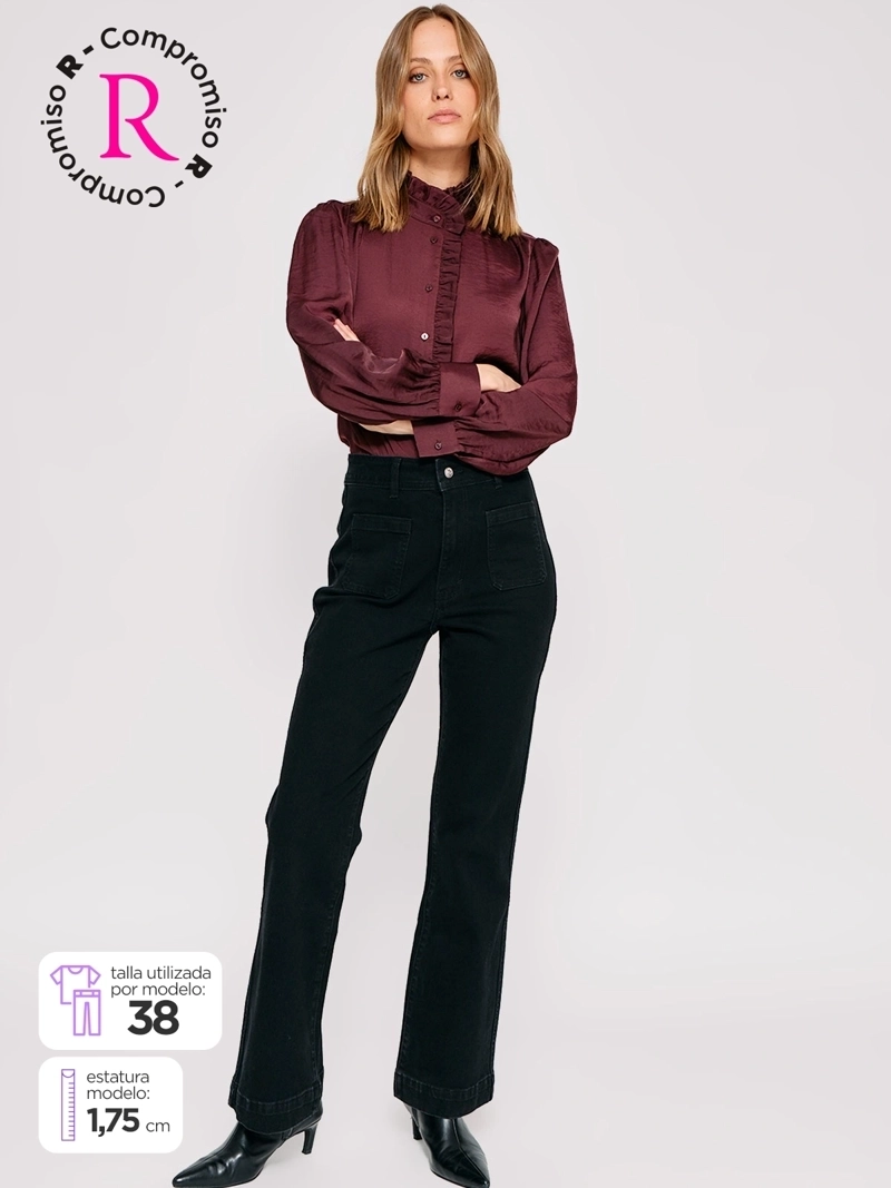 JEANS MUJER MARQUIS ALGODÓN FLARE - 1