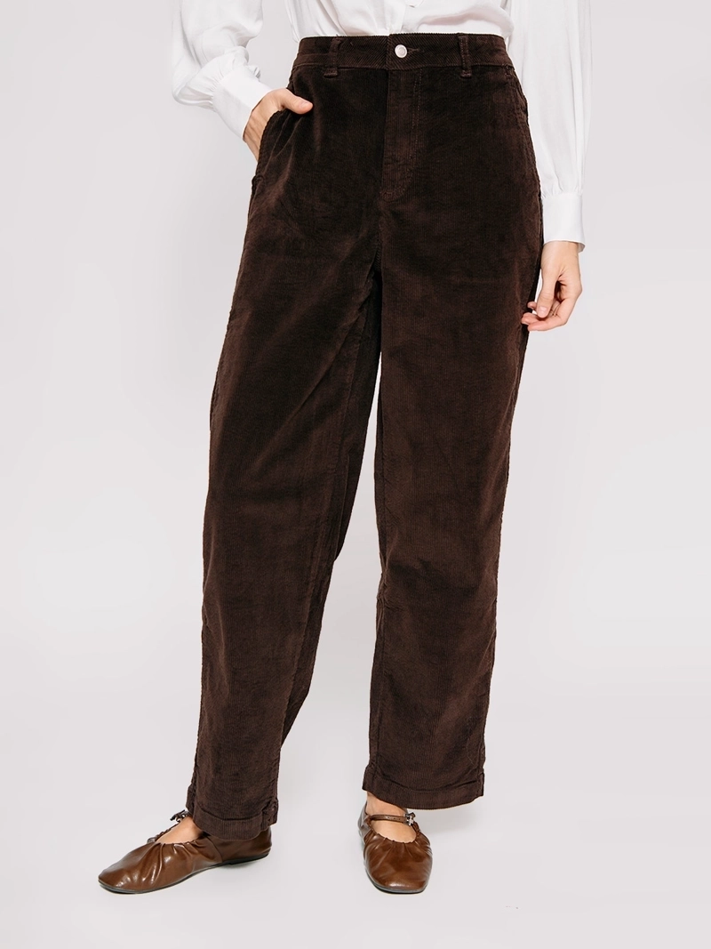 PANTALÓN MUJER MARQUIS ALGODÓN BARREL COTELÉ - 2