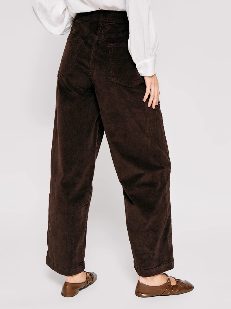 PANTALÓN MUJER MARQUIS ALGODÓN BARREL COTELÉ - 3