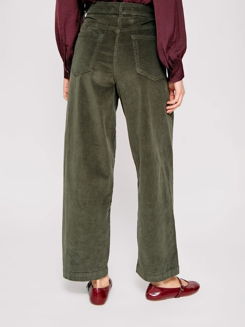 PANTALÓN MUJER MARQUIS ALGODÓN BARREL COTELÉ - 3