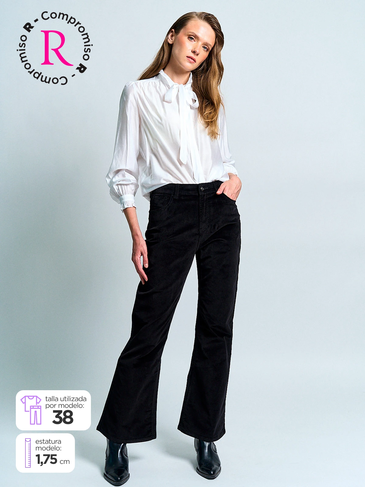 PANTALÓN MUJER MARQUIS ALGODÓN COTELÉ - 1
