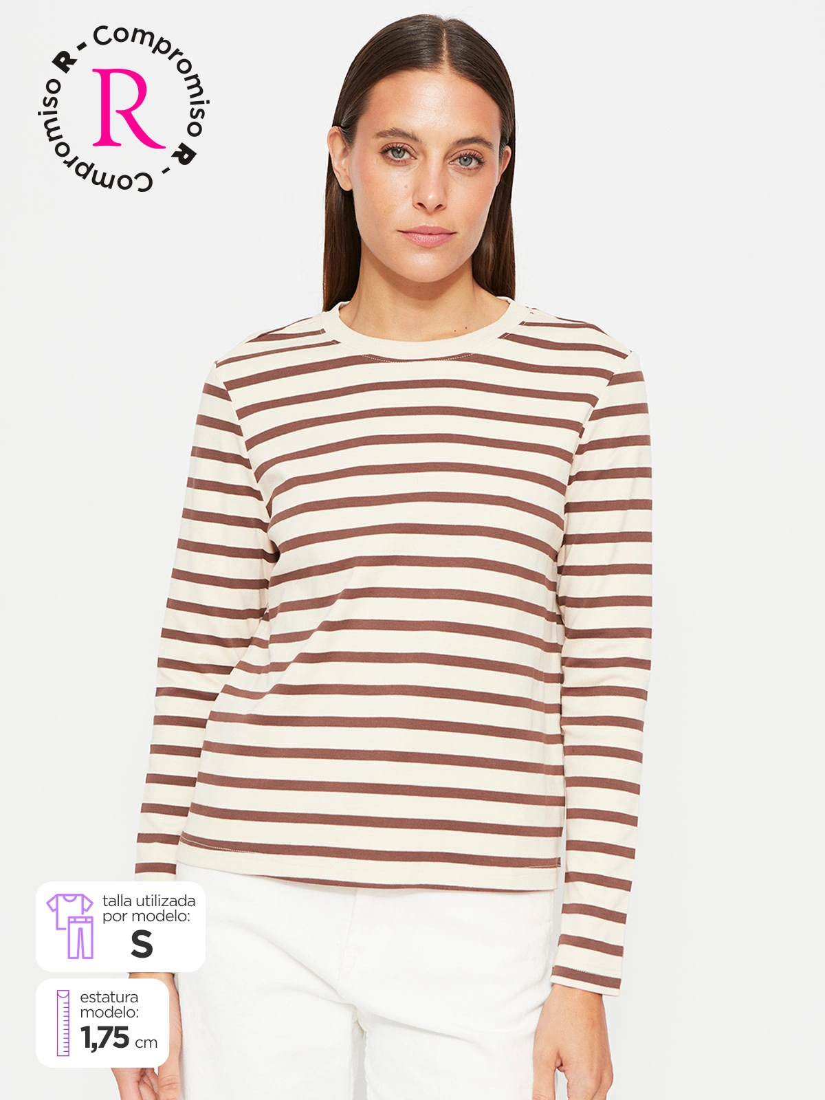 POLERA MUJER MARQUIS ALGODÓN RAYADA - 1