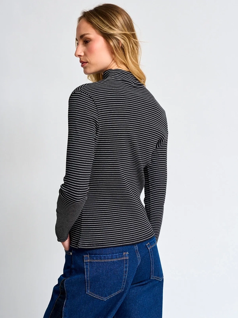 POLERA MUJER MARQUIS ALGODÓN CUELLO MOCK - 2