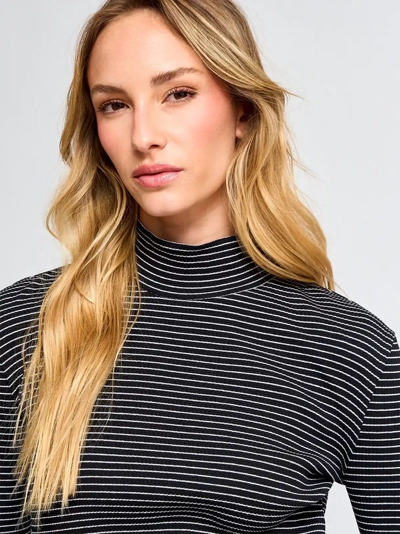 POLERA MUJER MARQUIS ALGODÓN CUELLO MOCK - 3