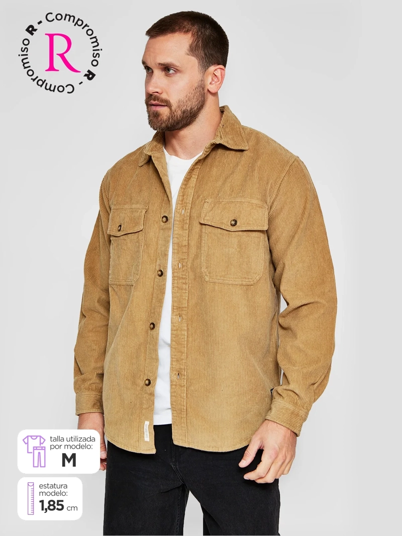 SOBRECAMISA HOMBRE CLOUDBREAK ALGODÓN MANGA LARGA COTELÉ - 1