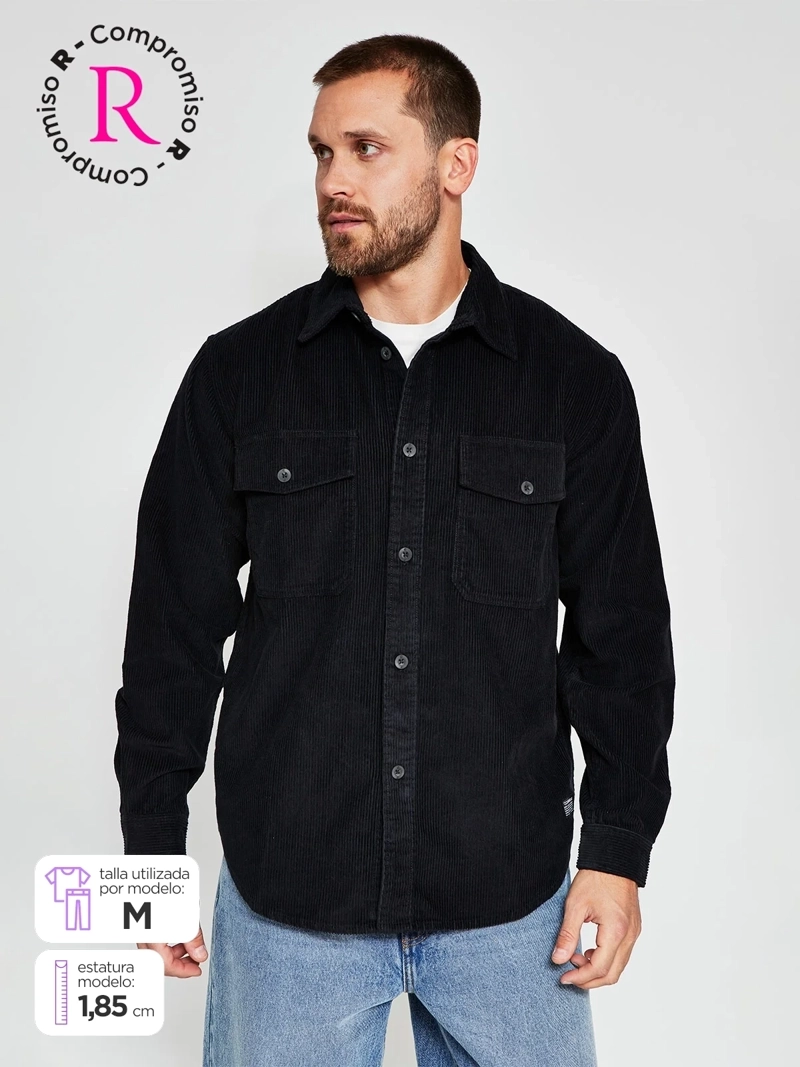 SOBRECAMISA HOMBRE CLOUDBREAK ALGODÓN MANGA LARGA COTELÉ - 1