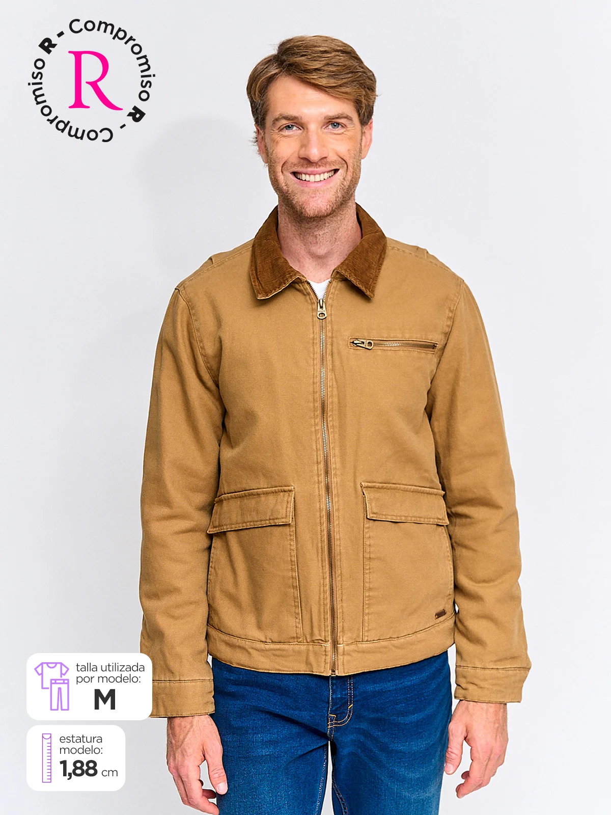 CHAQUETA HOMBRE REGATTA ALGODÓN  - 1