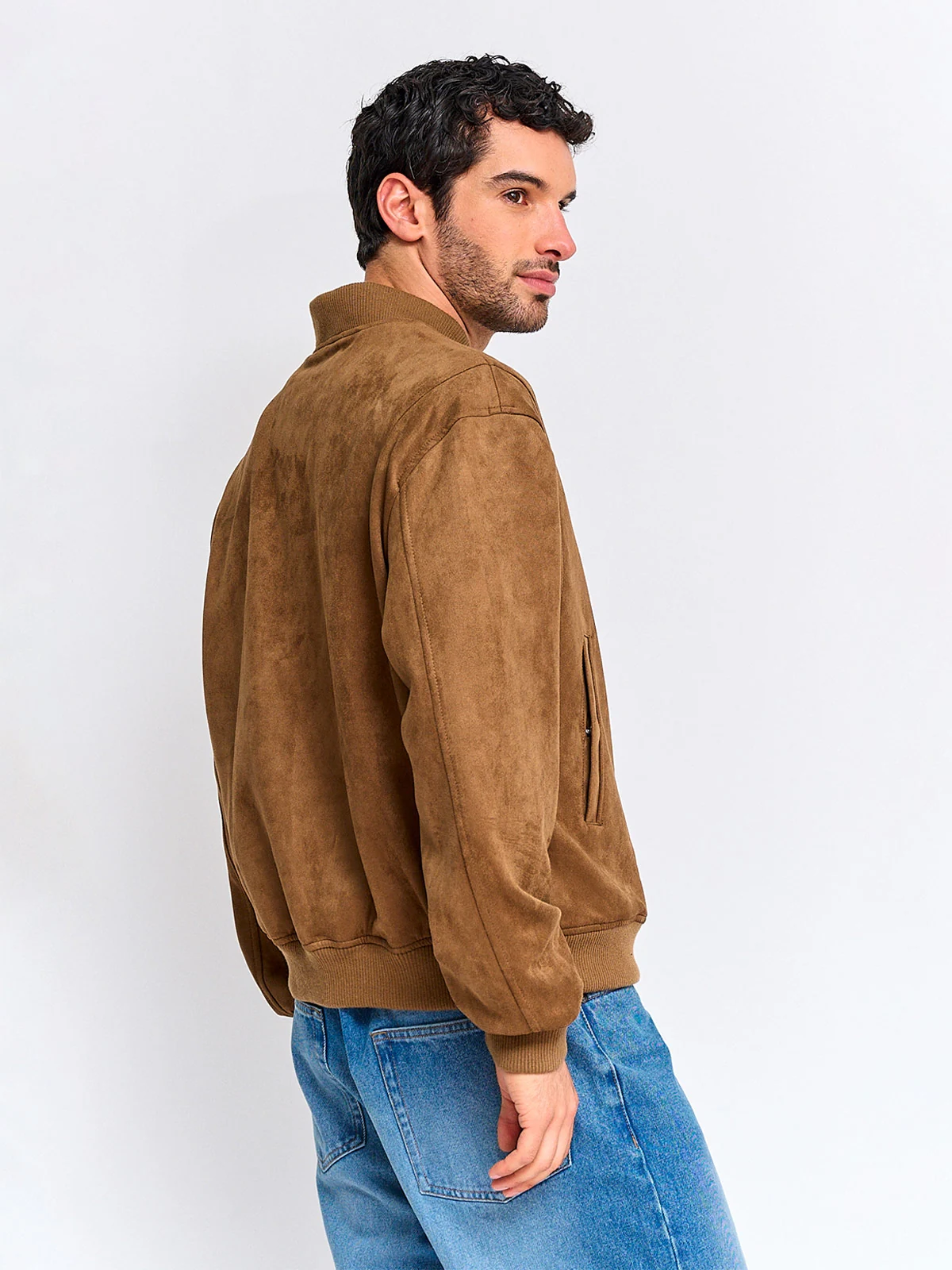 CHAQUETA HOMBRE INDEX BOMBER SUEDE - 2