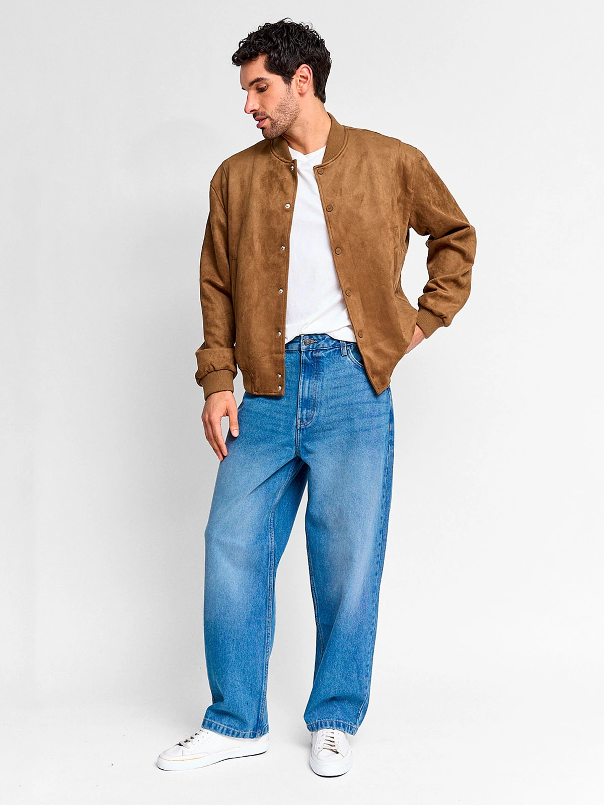 CHAQUETA HOMBRE INDEX BOMBER SUEDE - 4